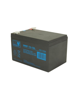 MWPower MWP 12V 12Ah Batería de plomo ácido (6.3mm)