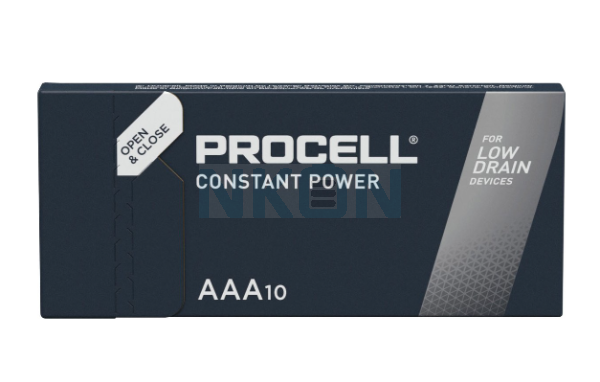 10x AAA Duracell Procell Constant Power - 1.5V