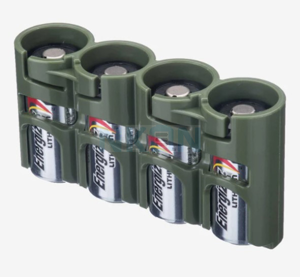 4 D Powerpax кассета для батареек - Зеленый
