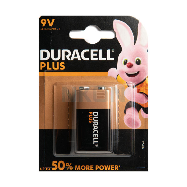 9V Duracell Plus - блистер