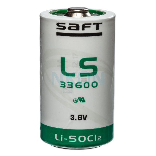SAFT LS33600 3.6V литиевая батарея формата D