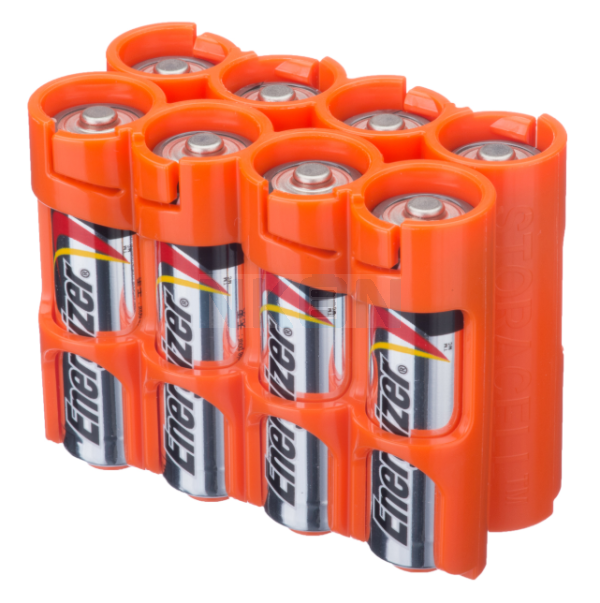 8 АА Powerpax кассета для батареек - оранжевый