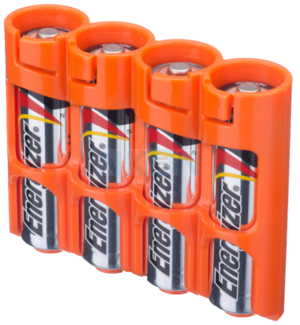 4 AA Powerpax кассета для батареек - Oранжевый