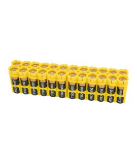 24 AAA Powerpax кассета для батареек -желтый 
