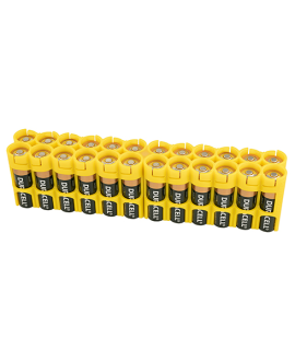 24 AA Powerpax кассета для батареек - Желтый