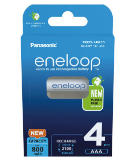 4 AAA Eneloop - 800mAh - картонная упаковка