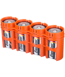 4 D Powerpax Battery case - Oranje