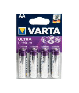 4 AA Varta Ultra Lithium - блистер - 1.5V