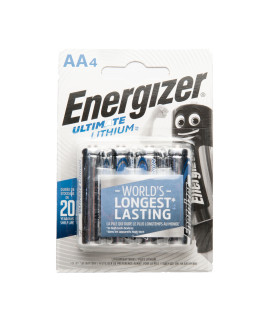 4 AA Energizer Ultimate L91 литиевый аккумулятор