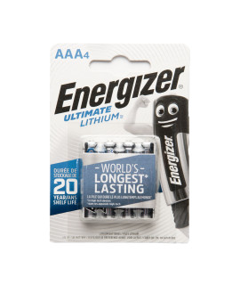 4 AAA Energizer L92 литиевые батарейки 