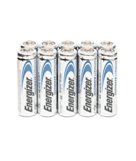 10 AA Energizer Ultimate L91 литиевые батарейки