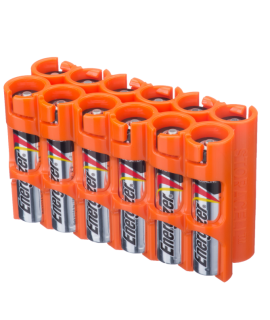 12 AAA Powerpax кассета для батареек - Oранжевый