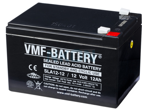 VMF SLA12-12 12V 12Ah Blei-Säure-Batterie - Wiederaufladbare Batterien