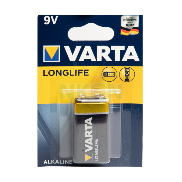 9V Varta Longlife - blister