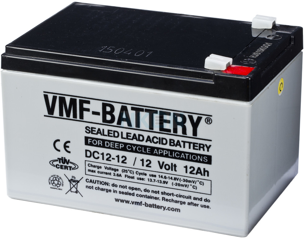 VMF SLA12-12 12V 12Ah Blei-Säure-Batterie - Wiederaufladbare Batterien