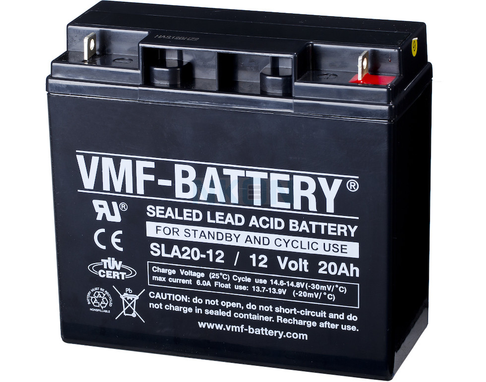VMF SLA-20-12 12V 20Ah Blei-Säure-Batterie - 12V - Bleibatterien -  Wiederaufladbare Batterien
