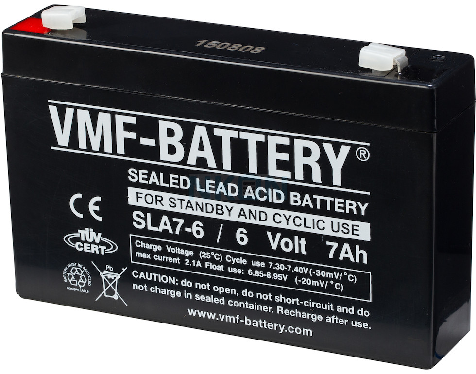 VMF SLA7-6 6V 7Ah Blei-Säure-Batterie - Bleibatterien