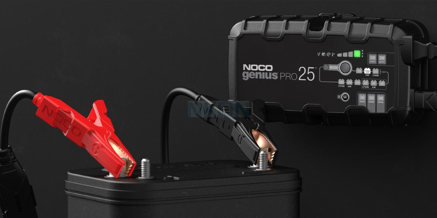 Noco Genius Pro 25 Multicharger 6V / 12V / 24V - 25A - Bleisäure