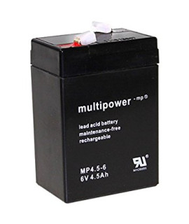 Multipower 6V 4.5Ah Bleibatterie (4.8mm)