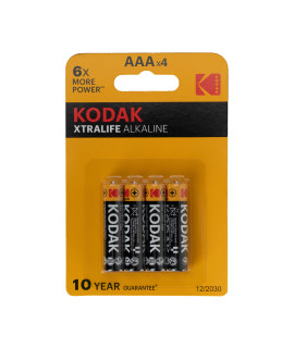 4 AAA Kodak Xtralife Alkaline – 1.5V