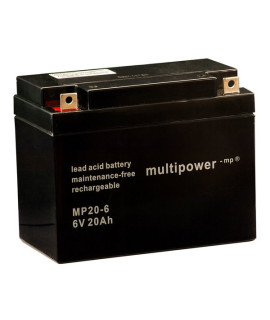 Multipower 6V 20Ah Bleibatterie