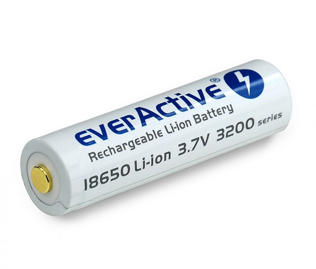 EverActive micro USB 18650 3200mAh (protected) - 7A - 18650 - Li-ion -  Pilas recargables