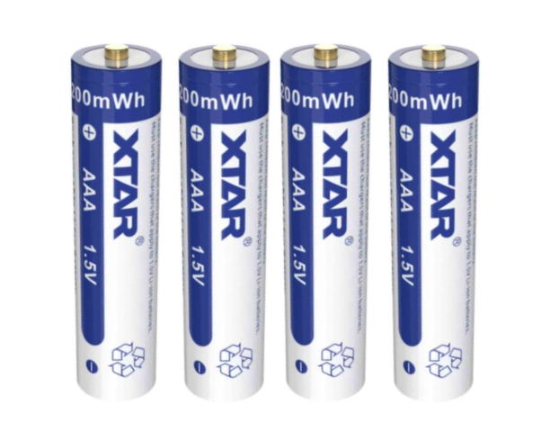 4 AAA Xtar / R03 680mAh (protégé) - 1.5V - Autres formats - Li-ion - Piles  rechargeables