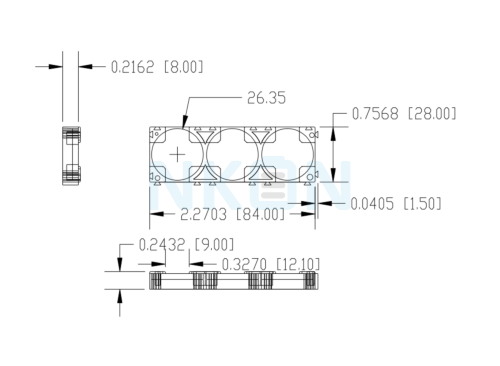 Soporte De Soporte De Batería Resistencia Al Calor 18650 Soporte Espaciador De Bateria 10 Piezas Resina Abs Para Fijacion De La Bateria 18650 Anggrek Otros