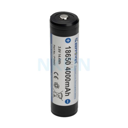 Keeppower 18650 4000mAh (protected) - 8A (Button top)