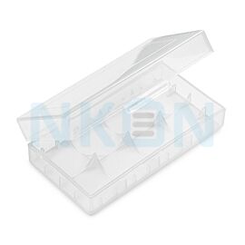 2x 18650 of 4x 18350 БЕЛАЯ коробочка для батареек