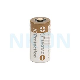 EagleTac 16340/RCR123A 750mAh - 1.5A (защищенный)