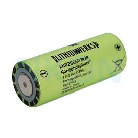 Lithium Werks (former A123 systems) ANR26650M1B 2600mAh - 50A LifePo4 - 3.2V