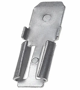 Adaptador de abrazadera 2x para la batería de plomo - 4.74mm x 6.35mm