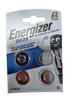 4x Energizer Ultimate Lithium CR2032 - 3V