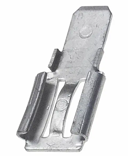 Adaptador de abrazadera 2x para la batería de plomo - 6.35mm x 4.74mm