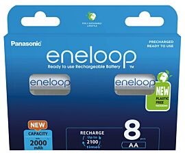 8 AA Eneloop - 2000mAh