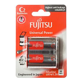 2x C Fujitsu Alkaline - 1.5V