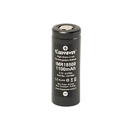 Keeppower IMR 18500 1100mAh - 10A