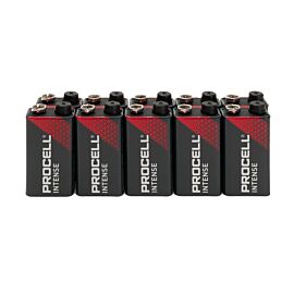 10x 9V Duracell Procell Intense