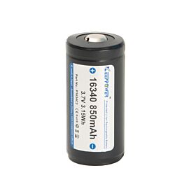 Keeppower 16340 850mAh (protected) - 2A