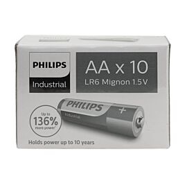 10 AA Philips Industrial – 1.5V