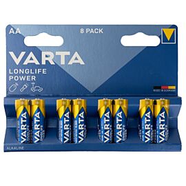 8 AA Varta Longlife Power - 1.5V