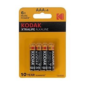 4 AAA Kodak Xtralife Alkaline – 1.5V