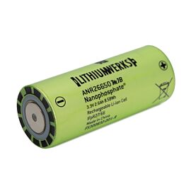 Lithium Werks (former A123 systems) ANR26650M1B 2600mAh - 50A LifePo4 - 3.2V (Ano de produção 2021)