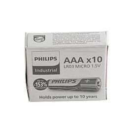 10 AAA Philips Industrial – 1.5V