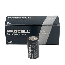 10x C Duracell Procell Constant Power - 1.5V