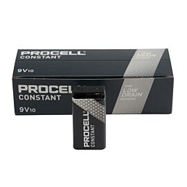 10x 9V Duracell Procell Constant Power
