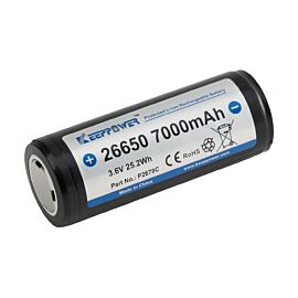 Keeppower 26650 7000mAh (protected) - 15A - 3.6V