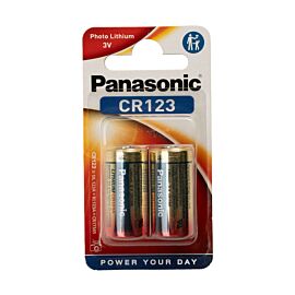 2x CR123A Panasonic Photo Power - blister - 3V