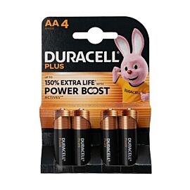 4 AA Duracell Plus - 1.5V